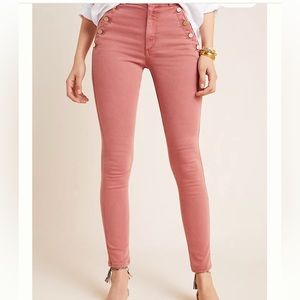 Joe’s Jeans Ultra High Rise Skinny Ankle Jeans in Pink- Size 26